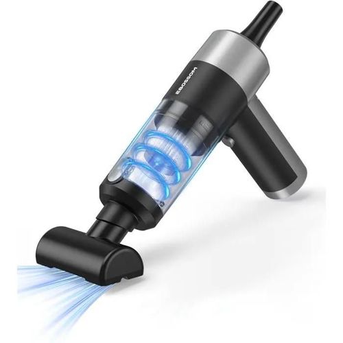 Aspirateur Voiture Puissant 17000pa, Sans Fil, Rechargeable, 4en1 Avec 2 Filtres, Batterie Longue Durée Pour Maison Et Voiture.