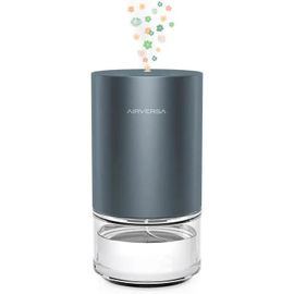 Airversa Diffuseur D'huiles Essentielles Sans Eau, Portable & Rechargeable, 100ml, Maison & Bureau, An2 (Gris). 