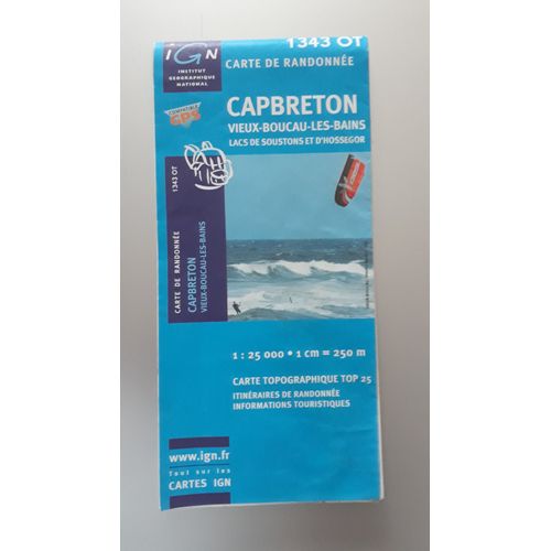 Carte Ign Capbreton 1343 Ot