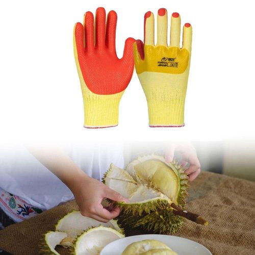 Gants de jardinage, gants de durian, travail pour la cueillette des fruits,