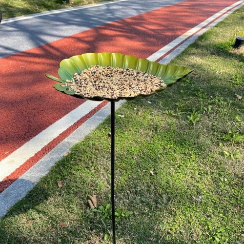 Mangeoire À Oiseaux, Bain De Bain Pour Bains Doiseaux Avec Un Pieu De Jardin,