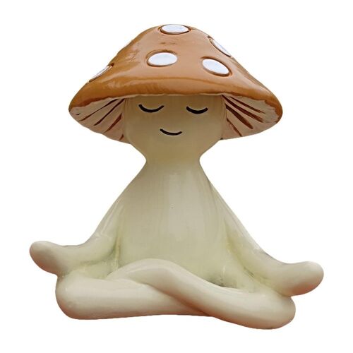 Statue De Champignon De Yoga Statue De Méditation De Yoga Statue Pour Jardin