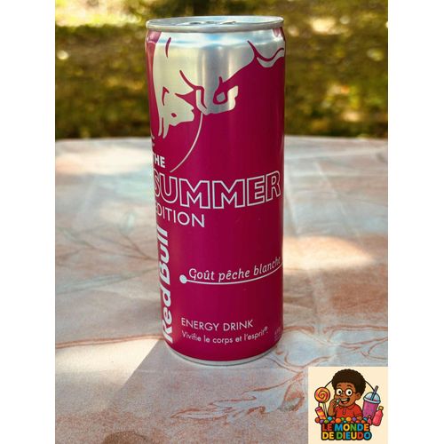 Boisson Énergisante Redbull Pêche Blanche(White Peach) The Summer Edition 250ml