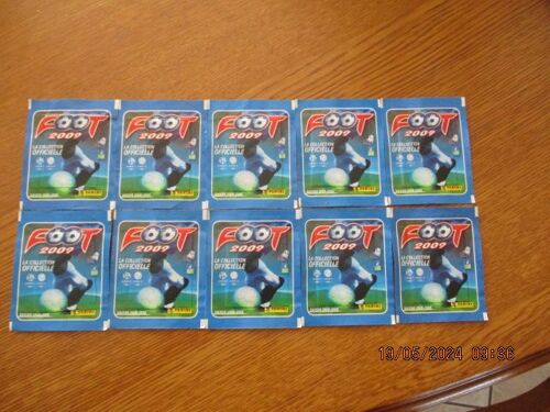 Lot De 10 Pochettes Panini Foot 2009