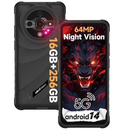 Ulefone Armor X31 Pro 5G Téléphone Portable Incassable, 16Go+256Go Noir