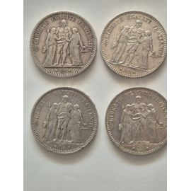 5 Francs Hercule En Argent.