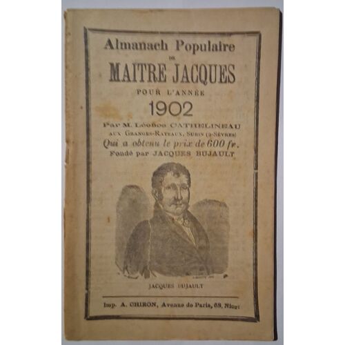 Almanach Populaire De Maitre Jacques Pour L'Année 1902
