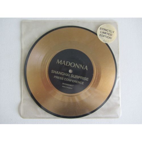 Shanghai Surprise "Press Conference" (Vinyle Couleur Or)