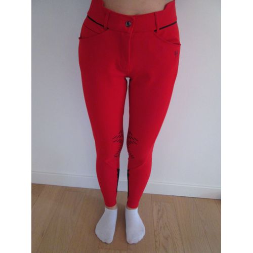 Pantalon D'Équitation Rouge Horse Pilot Taille M