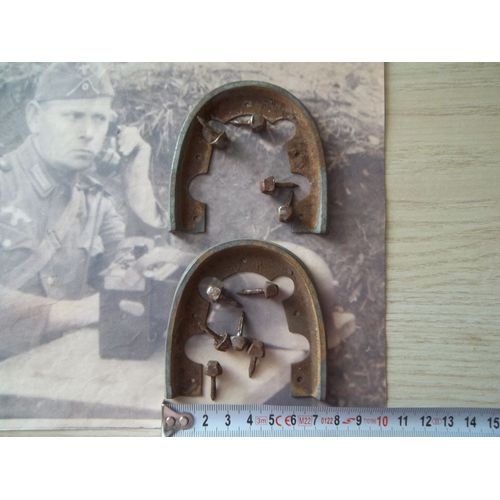 Lot Fers Et Clous De Botte Équipement Allemand 2ww