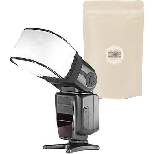 Diffuseur Souple Universel Flash Externe Compatible Toutes Marques Photo Nikon Canon Yongnuo Sony Pentax Olympus Vivitar Godox Etc - Marque Française[GOP6254050]