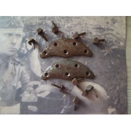Lot Clous Et Fers De Bottes Allemande 2 Ww Équipement Militaire Collection