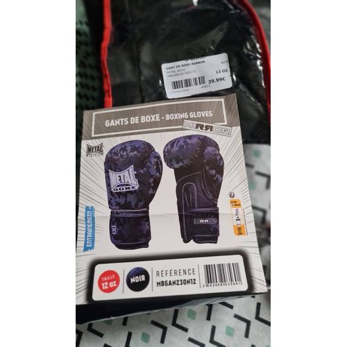 Gants De Boxe Intersport Noir