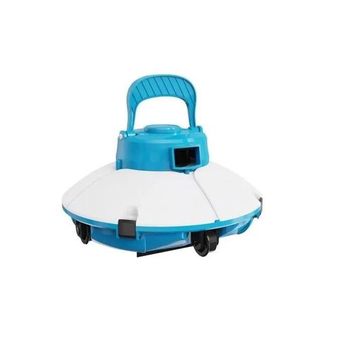 Robot aspirateur de piscine autonome Frisbee pour piscine à fond plat 5 x 3 m