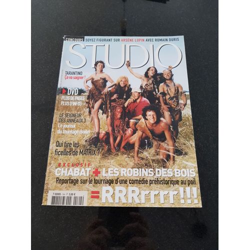 Studio Magazine N° 194 : Chabat + Les Robins Des Bois = Rrrrrrr !!!
