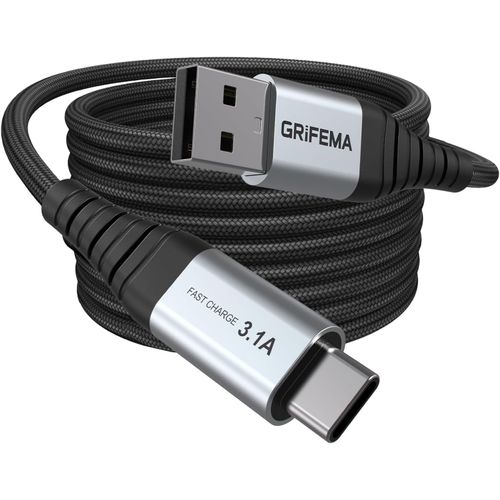 Cable Usb C [2M], Usb C Vers Usb Charge Rapide 3.1A Qc3.0, Câble Tressé En Nylon Pour Iphone 16/15, Samsung S22/S21/S20, Huawei, Google Pixel, Xiaomi Et Plus[CAB9161213]