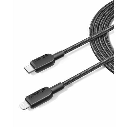 Hamiltion-Câble Usb-C-Lightning, Câble 310 Usb-C-Lightning (Noir, 180 Cm), Certifié Mfi, Câble De Charge Rapide Pour Iphone 14 Plus 14 Pro Max 13 Pro 12 11 X Xs Xr (Chargeur Non Inclus)