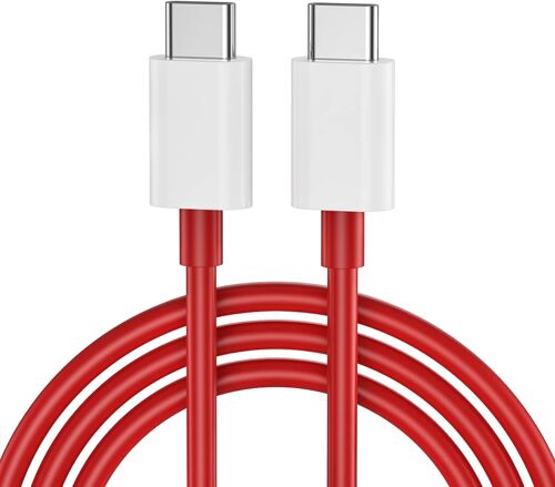 JGD-Câble Type C pour OnePlus 8T / OnePlus 9 / OnePlus 9 Pro, [65W Warp Charge Câble] [Câble USB C vers USB C] - 3.3FT/1M