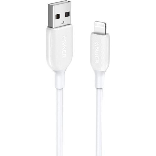 Hamiltion-Powerline Iii Câble Lightning De 180 Cm Certifié Mfi Avec Connecteurs Renforcés Et Garantie À Vie Pour Iphone X, Xs, Xr, Xs Max, 8, 8 Plus, 7, 7 Plus, 6, 6 Plus, Etc.