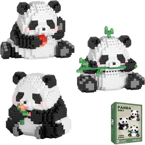 Sept-720 Pièces Blocs De Construction Briques De Construction Panda Mini Brique Figure Jouets Pour Adultes Enfants, Filles Et Garçons 8 Ans