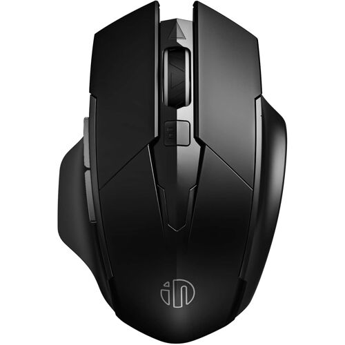 Souris sans Fil Bluetooth Rechargeable Silencieuse(Tri-Mode: BT 5.0/4.0 + 2.4G), Optique 1600 DPI, Ergonomique pour Ordinateur, PC, Mac, Noir