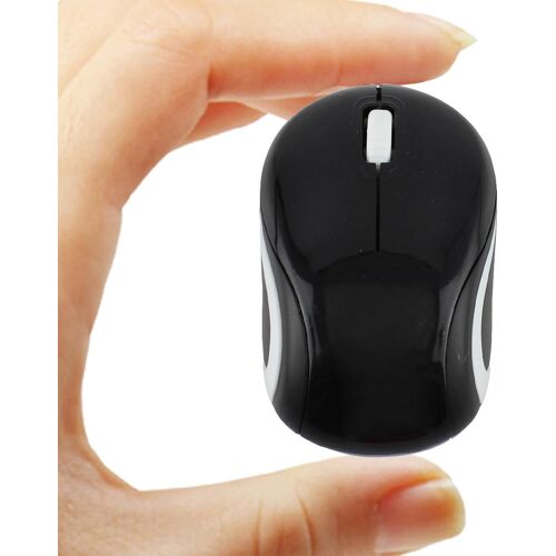 Cute Mini Wireless Mouse for Laptop Small Portable Compact Travel Optical USB Mouse 3 Buttons 1600dpi Wireless Mouse for PC Laptop Macbook