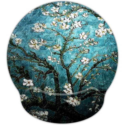 Mouse Pad with Gel Wrist Rest,Ergonomic Mouse Pad,Comfort with Wrist Rest Gaming Mouse Pad for Computer and Laptop.[A77]