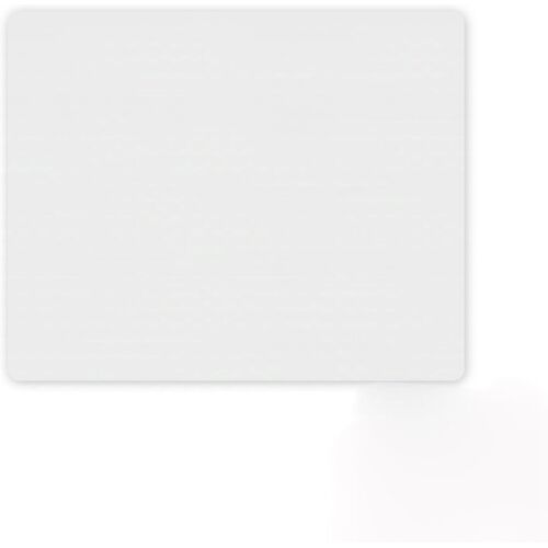 KALANKA-Tapis de souris en cuir blanc imperméable avec surface texturée litchi,tapis souris blanc,base antidérapante,toucher doux et agréable,télétravail et gaming,format compact 26x21cm pour bureau