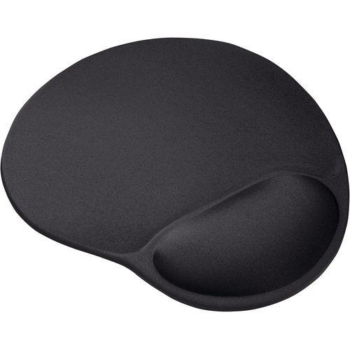 Bigfoot Ergonomic Mouse Pad with Gel Wrist Rest,236 x 205 mm,with Filling,Non-Slip Base,Gel Pad for Computer,PC,Laptop,Office-Black