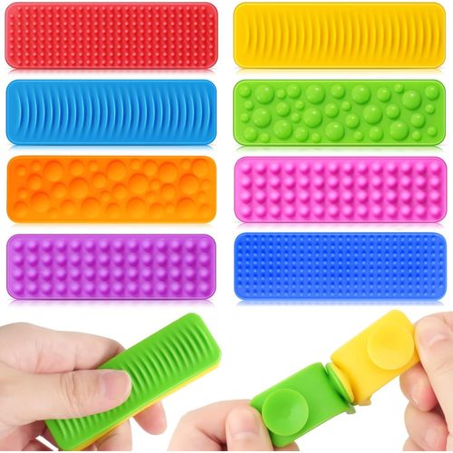DDA-Jouets Sensoriels Ventouse Fidget Toys pour Enfants, 8PCS Jouets Sensoriels pour Anti Stress ADS et Autisme, Multicolore
