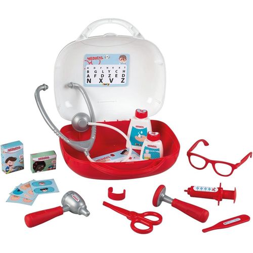 DDA-- Vanity Docteur - Jouet pour Enfant - 15 Accessoires Médicaux - Stéthoscope, Seringue, Marteau à Réflèxes et Autres Accessoires - A Partir de 3 Ans - Fabrication Française