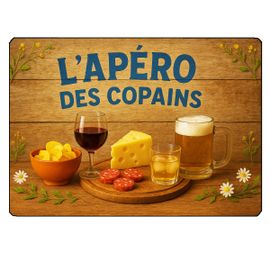 Planche À Découper LApéro Des Copains  28,5 X 20 Cm