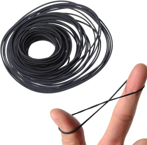 Lot de 56 Ceinture Cassette Tape Universelle, courroies carrées pour réparation d'enregistreur, baladeur, lecteur DVD, CD-ROM, Courroie pour Enregistreur.[T89]