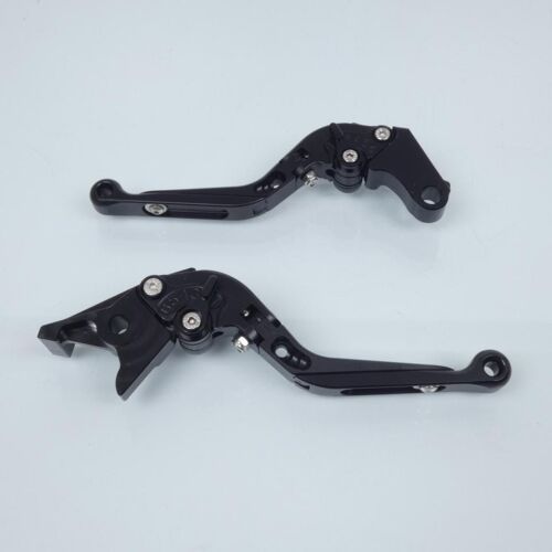 Levier Sifam Pour Moto Honda 750 Nc S 2014 À 2016 Alu Cnc Noir / Paire Neuf