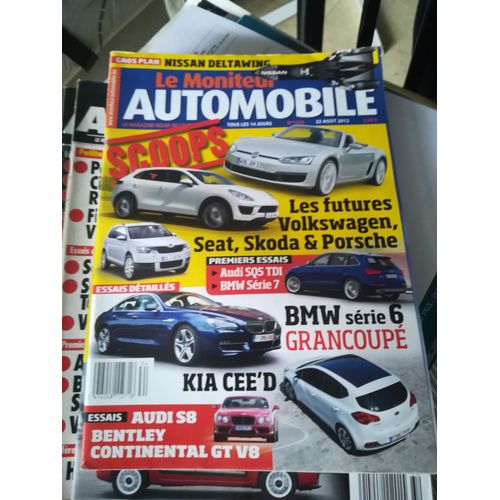 Le Moniteur 1530 De 2012 Nissan Juke R,Bmw Serie 7,Audi Sq5,Kia Cee'D 1.6 Crdi,Bentley Continental Gt V8,Bmw 640d Grancoupe,640i Grancoupe,Audi S8,Golf 5 1.9 Tdi