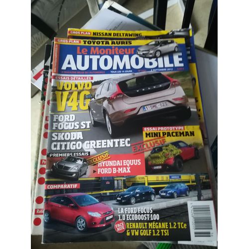 Le Moniteur 1531 De 2012 Ford B-Max,Hyundai Equus,Volvo V40 D2,D3a,Skoda Citigo Greentec,Rolls Royce Ghost Ewb,Ford Focus St,1.0i Ecoboost,Megane 1.2 Tce,Golf 1.2 Tsi