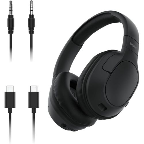 lbgwp60-Soundform Surround Casque Bluetooth Sans Fil (Enc, Circum-Aural Avec 60H D'Autonomie, Oreillettes Douces Au Toucher, Pour Iphone, Galaxy, Ipad, Voyage, Maison Ou Bureau, Noir)