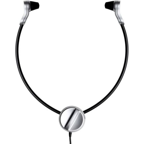 SUBZONAL-GRUNDIG Swingphone 568 Noir, Argent Intraaural sous Le Menton Casque - Casques (Intra-aural, sous Le Menton, avec Fil, 95 DB, 2,4 m, Noir, Argent)