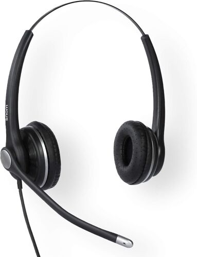 VornixorSarlshop-A100D Casque Arceau Connecteur de 3,5 mm Noir