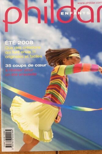 Catalogue Phildar Enfants Ete 2008 N 487 Creations Originales Et Faciles A Realiser