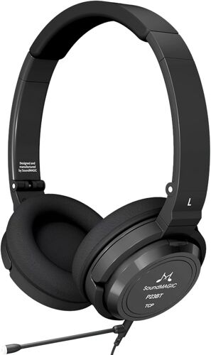 P23Bt Casque Bluetooth San Fil Avec Micro Cvc Suppression Du Bruit Écouteurs Hifi Stéréo Connexion Stable Du Signal Sans Fil Longue Durée D¿Utilisation Câble Amovible Idéal Pour Jeux Noir