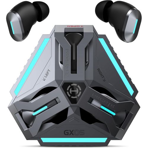 SUBZONAL-EDIFIER Hecate by GX05 Écouteurs de Jeu Bluetooth sans Fil, avec Latence Ultra Faible (Vitesse de réponse 2,4 GHz), LHDC, Double MIC ENC, RVB, Charge Rapide