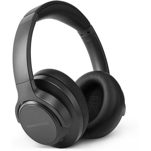 lbgwp60-Silent Anc - Écouteurs Avec Annulation De Bruit (Hybrid Anc, Plastique Recyclé, Bluetooth 5.3, Batterie 100 Heures, Charge Rapide) Noir