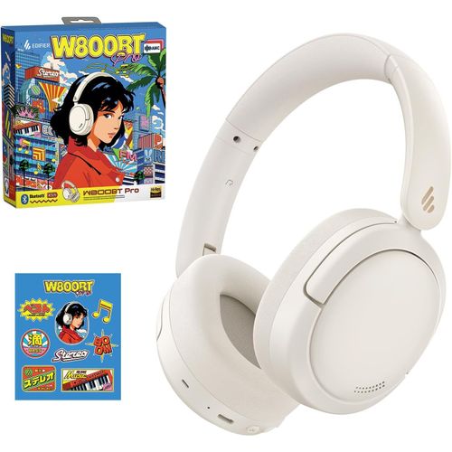 W800Bt Pro Casque Sans Fil Hybride De Réduction De Bruit Actif - Son Haute Résolution - Ia Annule Bruit Appels - 45 Heures De Lecture - Charge Rapide - Bluetooth 5.4 - Édition Cadeau