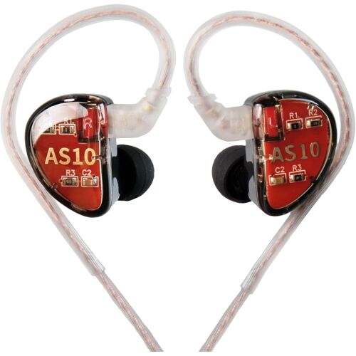 VornixorSarlshop-KZ AS10 Pure 5 Écouteurs Intra-Auriculaires avec Armature équilibrée 5BA, Casque HiFi Haute fidélité