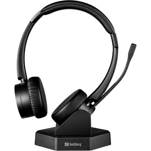 lbgwp60-Bluetooth Office Headset Pro+ | Oreillette Bluetooth Avec Microphone | Double Connexion Pour Téléphone Et Pc | Bluetooth 5.0 | Voyant D'Occupation | Écouteurs Sans Fil | Portée De 30 Mètres
