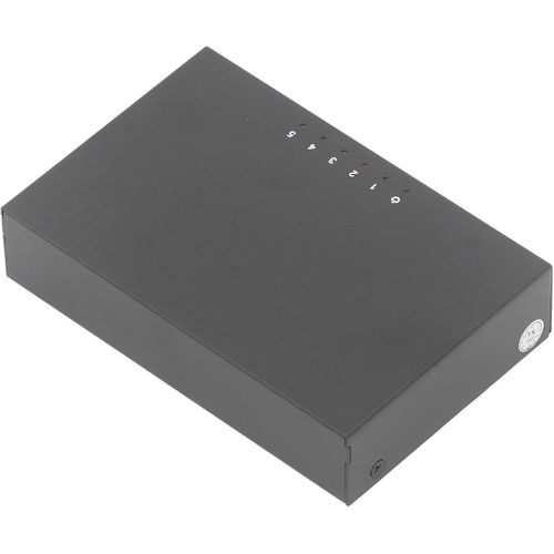 lbgwp60-Commutateur Ethernet 5 Ports, Répartiteur Ethernet De Bureau 10 100 Mbps, Plug And Play, Conception De Bureau, Hub Réseau Domestique, Commutateur Réseau Mdi Mdix Rj45 (Pr Ue)