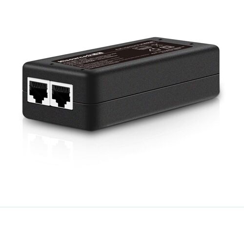 Injecteur PoE jusqu'a 30 W, adaptateur PoE Gigabit pour cameras IP et telephones VoIP, distance reseau jusqu'a 328m.Alimentation PoE IEEE 802.3af compatible avec ordinateur de bureau certifie UL PoE