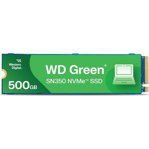 lbgwp60-Wd Green Sn350 500 Go M.2 Nvme Ssd, Possédant Une Vitesse De Lecture De 2 400 Mo/S Et Une Vitesse D'Écriture De 1 500 Mo/S