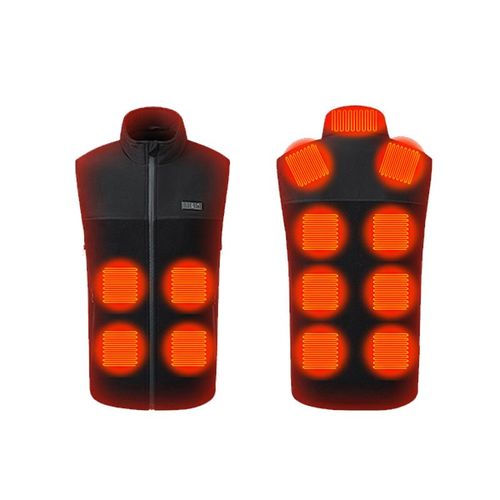 Gilet Chauffant 13 Zones De Chauffage Noir L/Xl